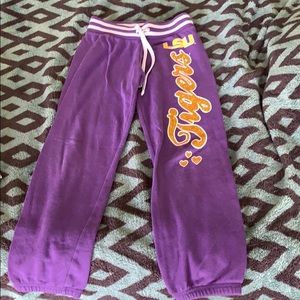 Girls LSU sweat pants from Justice (5th&Ocean)